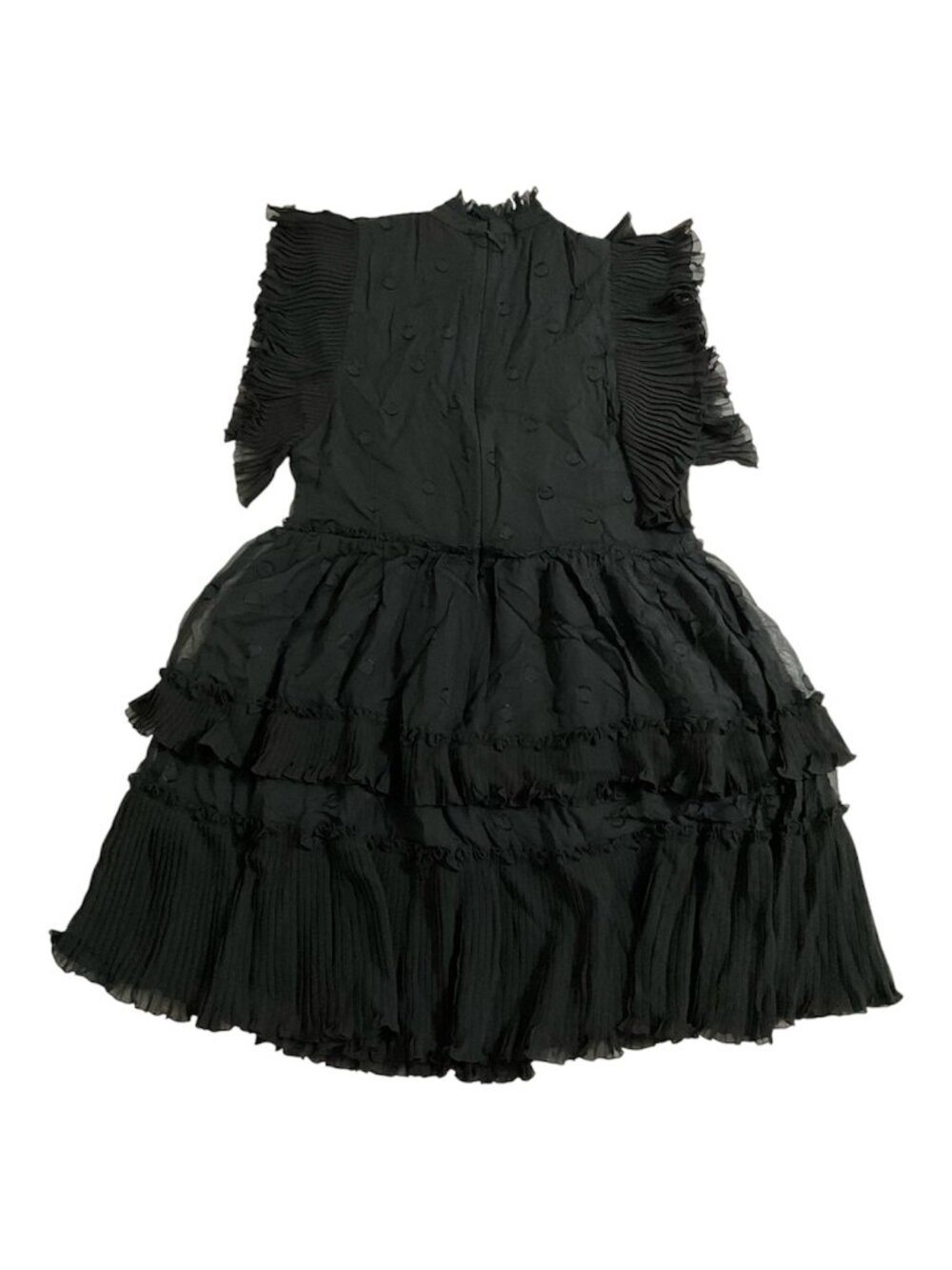 Kate Spade Silk Bakery Dot Devore Black Dress Women’s 2 NWT $498 MSRP - Picture 6 of 9